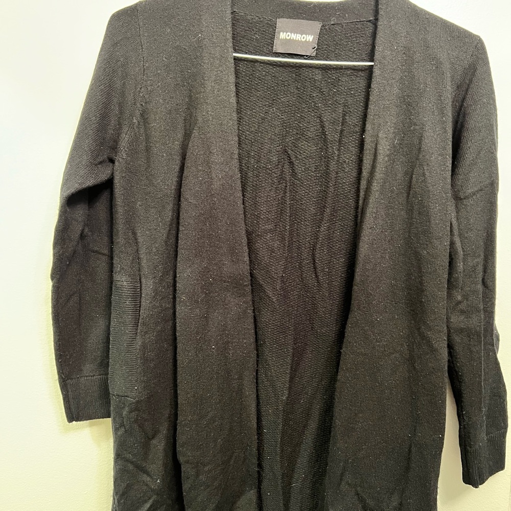 Monrow long cardigan size extra small. Never worn.
